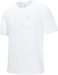 BGOWATU Men's Quick Dry Workout Athletic Shirts Lightweight Tennis Shirts for Men Running Gym Tops