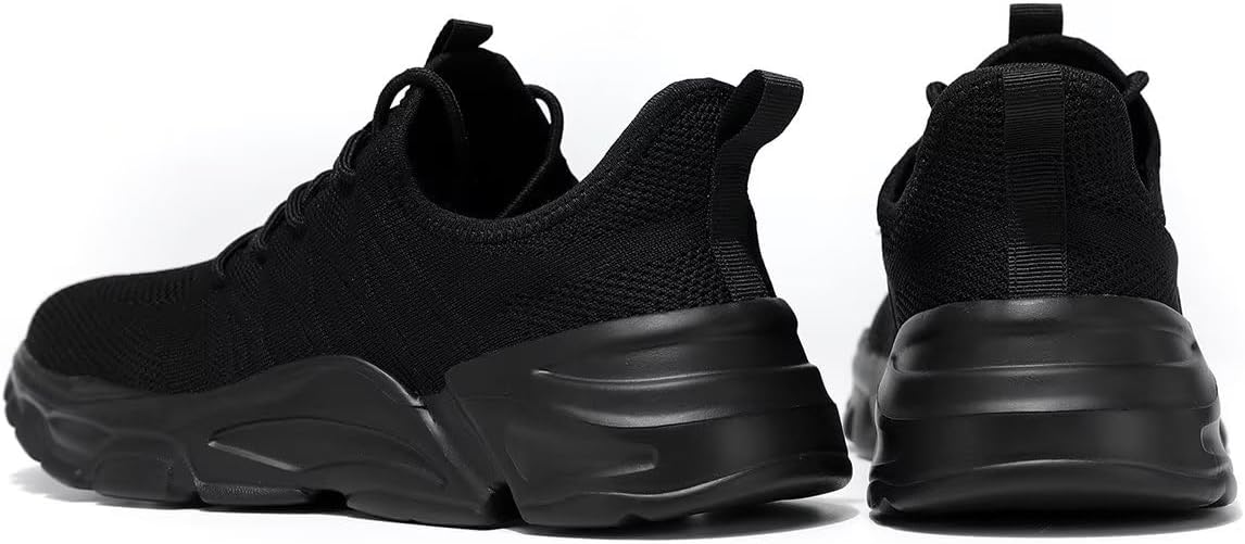 Mens Slip On Running Shoes Athletic Walking Trainers Lightweight Breathable Mesh Tennis Sneakers