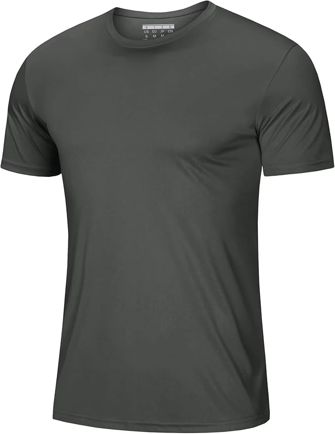 MAGCOMSEN Men's Short Sleeve UPF 50+ T-Shirt Quick Dry Rash Guard Athletic Running Swim Top Tee Performance Water Shirts