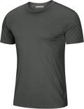 MAGCOMSEN Men's Short Sleeve UPF 50+ T-Shirt Quick Dry Rash Guard Athletic Running Swim Top Tee Performance Water Shirts