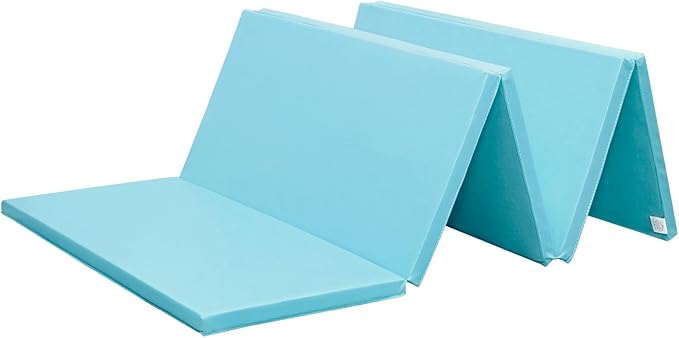 KaRaDaStyle Gymnastics Mat Folding Stretch Mats 75"x31"x1.2" Exercise Muscle Training Children Play Horizontal Bar Mat Yoga Sports Soundproof Home Use