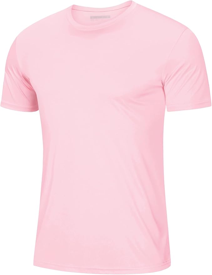MAGCOMSEN Men's Short Sleeve UPF 50+ T-Shirt Quick Dry Rash Guard Athletic Running Swim Top Tee Performance Water Shirts