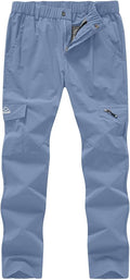 YSENTO Women's Hiking Pants Lightweight Stretch Quick Drying UPF 50 Camping Travel Work Cargo Pants 6 Pockets