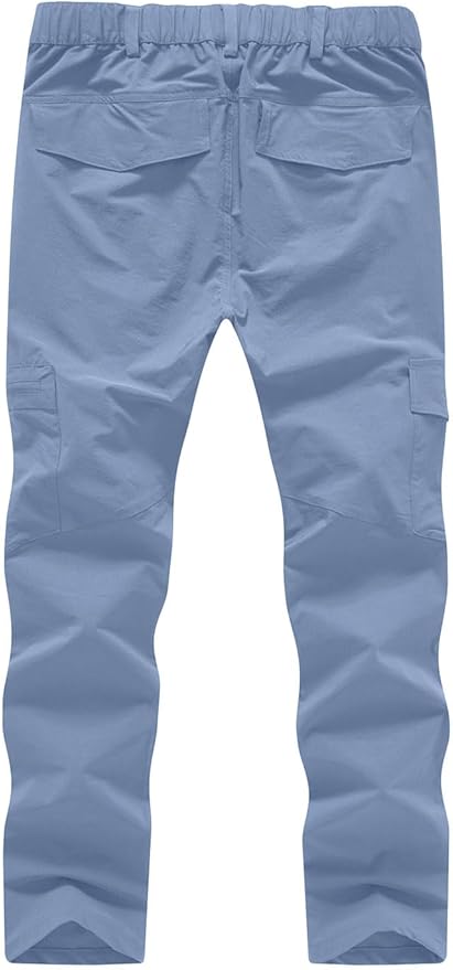 YSENTO Women's Hiking Pants Lightweight Stretch Quick Drying UPF 50 Camping Travel Work Cargo Pants 6 Pockets
