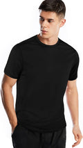 Zengjo Athletic Shirts for Men Short Sleeve Quick Dry Workout Running Gym Sport Exercise Tee Moisture Wicking