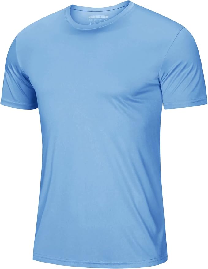 MAGCOMSEN Men's Short Sleeve UPF 50+ T-Shirt Quick Dry Rash Guard Athletic Running Swim Top Tee Performance Water Shirts