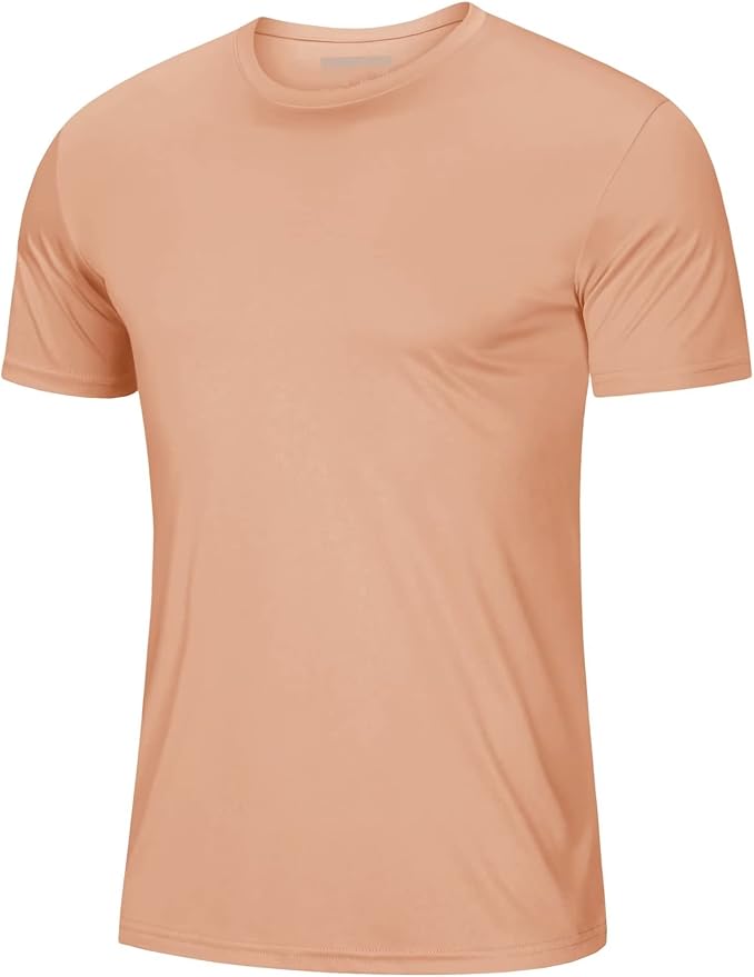 MAGCOMSEN Men's Short Sleeve UPF 50+ T-Shirt Quick Dry Rash Guard Athletic Running Swim Top Tee Performance Water Shirts
