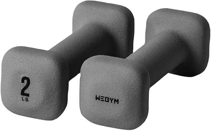 SafeGrip Dumbbells, Anti-Slip, Anti-Roll, Thick Handles, Free Weights, Square Dumbbells for Secure Workouts at Home, Weightlifting, and Personal Training