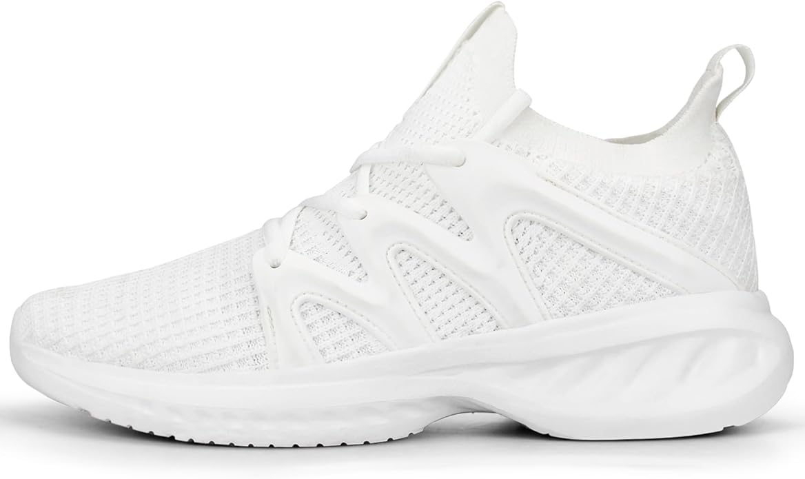 Pujcs Men's Slip on Walking Shoes Lightweight Breathable Non Slip Running Shoes Athletic Gym Tennis Shoes Sneakers for Men