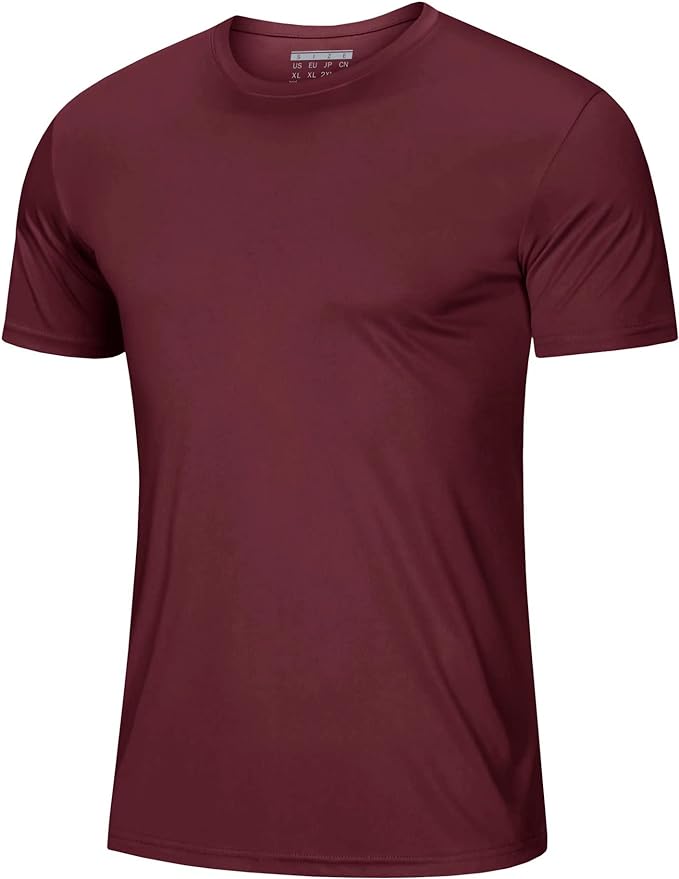 MAGCOMSEN Men's Short Sleeve UPF 50+ T-Shirt Quick Dry Rash Guard Athletic Running Swim Top Tee Performance Water Shirts