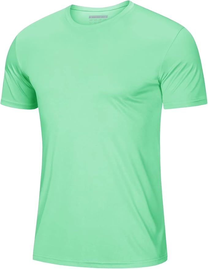 MAGCOMSEN Men's Short Sleeve UPF 50+ T-Shirt Quick Dry Rash Guard Athletic Running Swim Top Tee Performance Water Shirts