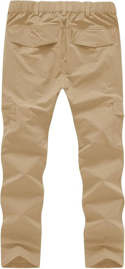 YSENTO Women's Hiking Pants Lightweight Stretch Quick Drying UPF 50 Camping Travel Work Cargo Pants 6 Pockets