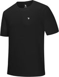 BGOWATU Men's Quick Dry Workout Athletic Shirts Lightweight Tennis Shirts for Men Running Gym Tops