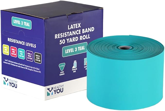 Healthy You® Latex Resistance Exercise Band 50 Yard