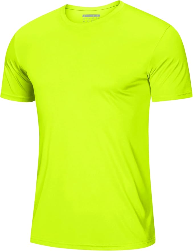 MAGCOMSEN Men's Short Sleeve UPF 50+ T-Shirt Quick Dry Rash Guard Athletic Running Swim Top Tee Performance Water Shirts