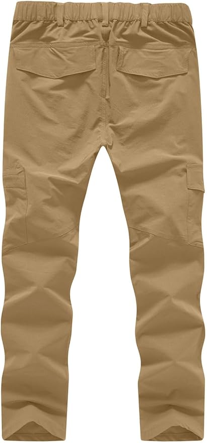 YSENTO Women's Hiking Pants Lightweight Stretch Quick Drying UPF 50 Camping Travel Work Cargo Pants 6 Pockets
