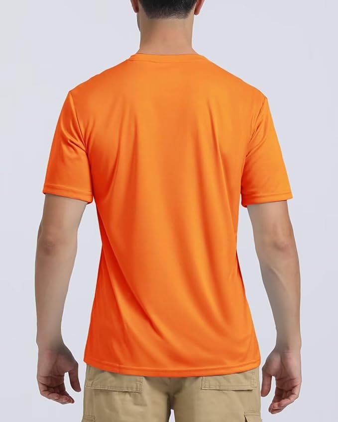 Boladeci Men's Swim Shirt Short Sleeve UPF 50+ Sun Protection SPF UV Moisture Wicking Lightweight Quick Dry Rash Guard
