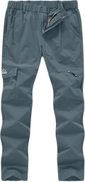 YSENTO Women's Hiking Pants Lightweight Stretch Quick Drying UPF 50 Camping Travel Work Cargo Pants 6 Pockets
