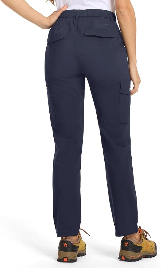 TBMPOY Women's Hiking Cargo Pants Lightweight Water Resistant Quick Dry Fishing Camping Travel Work Pant with 6 Pockets
