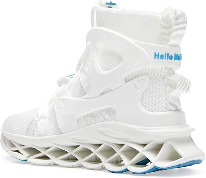 Hello MrLin Men's Running Shoes Non Slip Athletic Tennis Walking Blade Type Sneakers Hip Hop