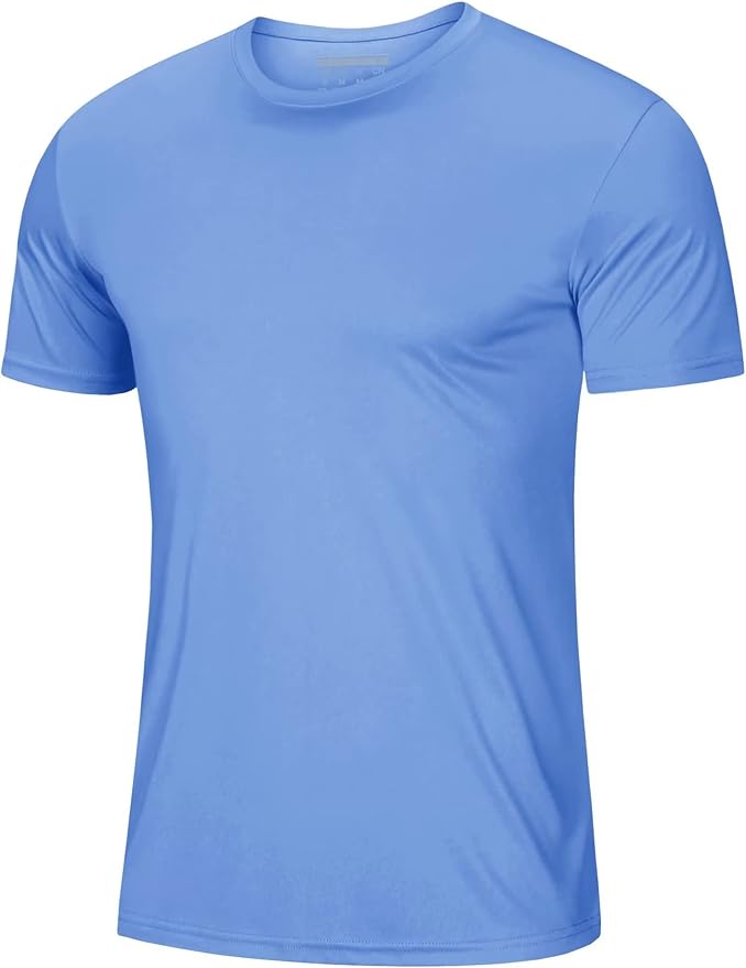 MAGCOMSEN Men's Short Sleeve UPF 50+ T-Shirt Quick Dry Rash Guard Athletic Running Swim Top Tee Performance Water Shirts