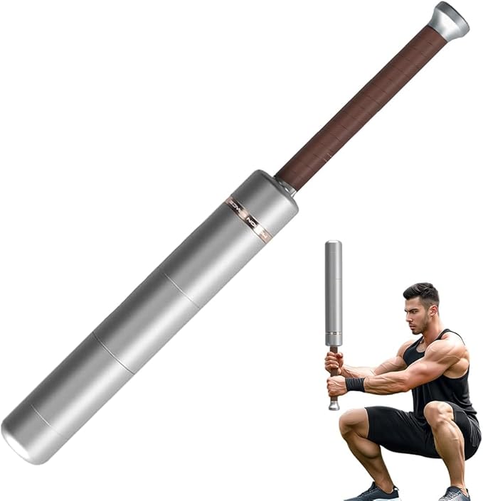 Adjustable Macebell Clubbell for Strength Training, 6/8-in-1 Premium Steel Indian Club for Full Body, Muscles, Shoulder, Grips & Forearms Workouts to Stretching