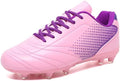 LIZRHA Soccer Shoes for Boys Girls Soccer Cleats Boys Girls Kids Athletic Outdoor Football Shoes Youth Football Cleats Outdoor & Indoor Soccer Shoes Lightweight, Running & Training for Students