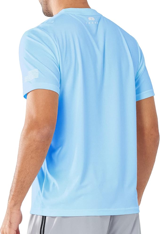 NORTHYARD Men's UPF 50+ Sun Protection Shirts Swim SPF UV Quick Dry Short Sleeve T-Shirts for Athletic Fishing Rash Guard