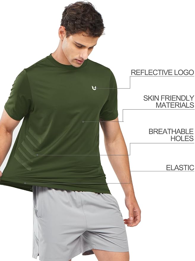 NORTHYARD Breathable 2.0™ Men's Athletic Workout T-Shirt