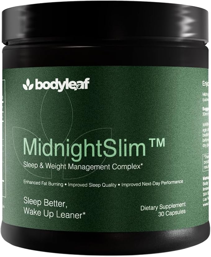 MidnightSlim™ | Advanced Nighttime Weight Management | Maximum Strength Metabolism Support, Digestive Health, Peaceful Sleep | Premium Probiotic Complex | 30 Capsules