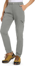 TBMPOY Women's Hiking Cargo Pants Lightweight Water Resistant Quick Dry Fishing Camping Travel Work Pant with 6 Pockets