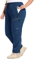 baleaf Plus Size Pants for Women Hiking Cargo Water Resistant UPF 50+ Cargo Joggers Zipper Pockets