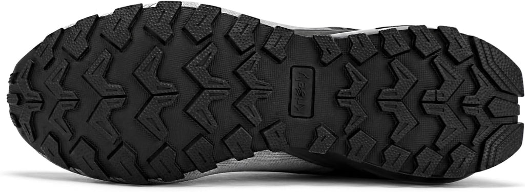 Kricely Men's Trail Running Shoes Fashion Walking Hiking Sneakers for Men Tennis Cross Training Shoe Outdoor Snearker Mens Casual Workout Footwear