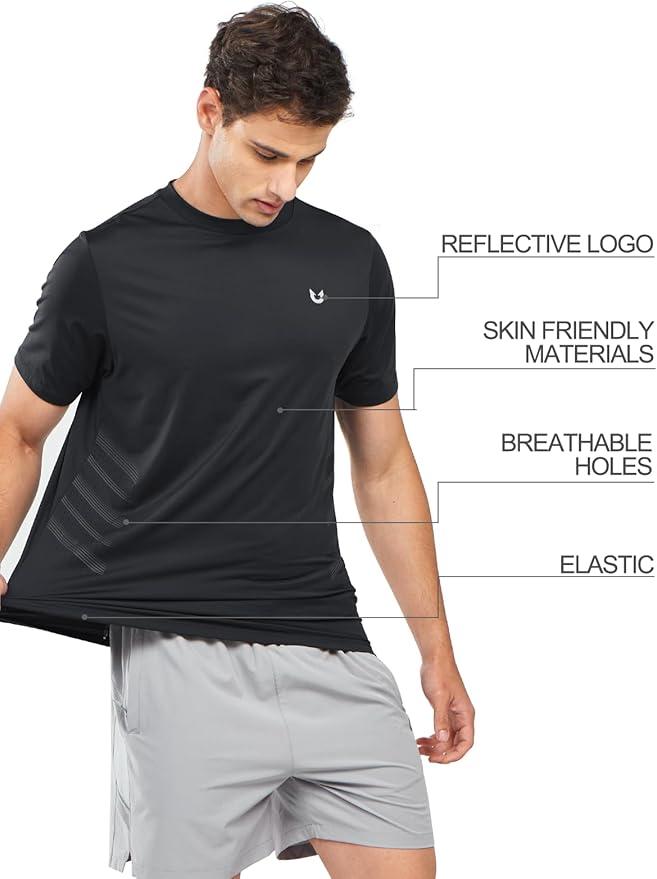 NORTHYARD Breathable 2.0™ Men's Athletic Workout T-Shirt