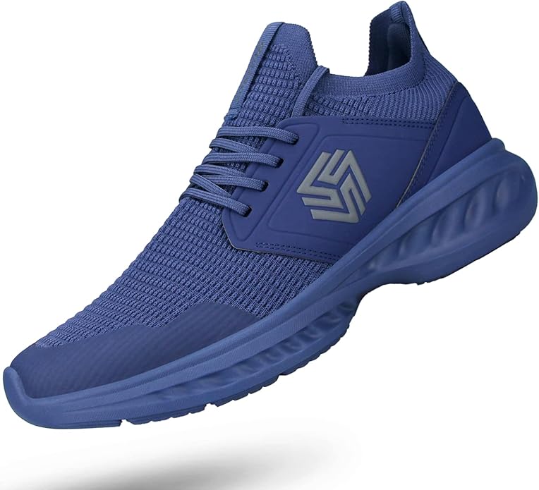 Mens Slip On Walking Shoes Non Slip Running Shoes Breathable Workout Shoes Lightweight Gym Sneakers