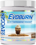 Evogen Evoburn - Thermogenic Fat Burner for Men & Women | Energy, Focus, & Appetite Control | Advanced Metabolism Booster Fat Burner Formula with MitoBurn & Caffeine | Iced Mocha Coffee | 30 Servings