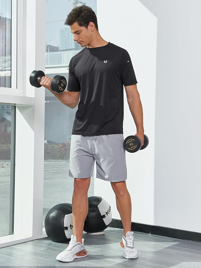 NORTHYARD Men's Athletic Running T-Shirts Quick Dry Workout Shirts Short-Sleeve Sports Gym Tee Tops Performance Activewear