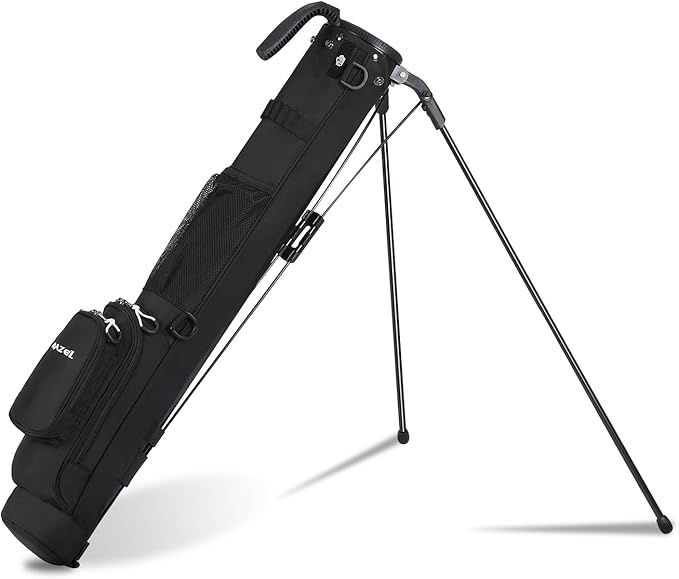 MAZEL Lightweight Golf Bag for Men – Easy to Carry Golf Clubs Bag with Shoulder Strap,Pitch n Putt Golf Stand Bag for Driving Range,Par 3 and Executive Courses - Fit Up to 8 Clubs