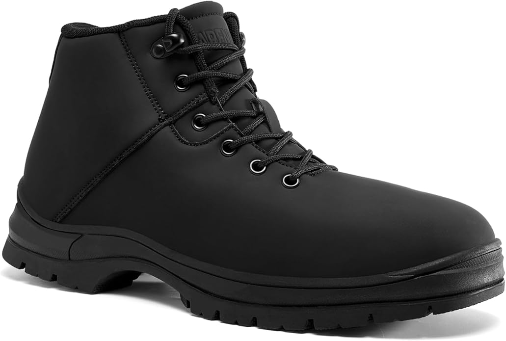 Mens Lightweight Hiking Boots Water Resistant Mid Ankle Work Casual Hiker Trekking Outdoor Boots Anti Slip Hiking Shoes