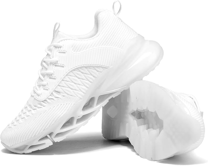 Men's Running Shoes Blade Tennis Walking Fashion Sneakers Breathable Non Slip Gym Sports Work Trainers
