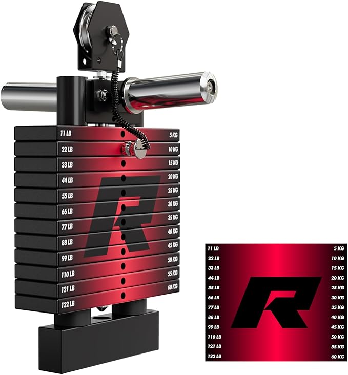 RitFit M1 & M1 Pro Smith Machine with Cable Crossover System, Multi-Function Squat Rack Power Cage for Home Gym, Power Rack and Packages