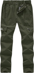 YSENTO Women's Hiking Pants Lightweight Stretch Quick Drying UPF 50 Camping Travel Work Cargo Pants 6 Pockets