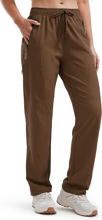 Libin Women's Hiking Pants Lightweight Quick Dry Cargo Pants Casual Safari Work Travel Clothes Petite/Regular/Tall