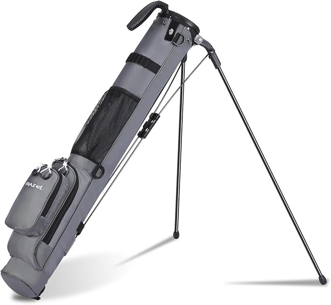 MAZEL Lightweight Golf Bag for Men – Easy to Carry Golf Clubs Bag with Shoulder Strap,Pitch n Putt Golf Stand Bag for Driving Range,Par 3 and Executive Courses - Fit Up to 8 Clubs