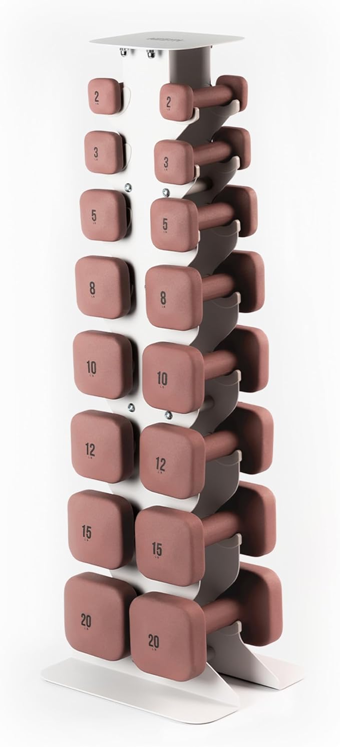 SafeGrip Dumbbells, Anti-Slip, Anti-Roll, Thick Handles, Free Weights, Square Dumbbells for Secure Workouts at Home, Weightlifting, and Personal Training