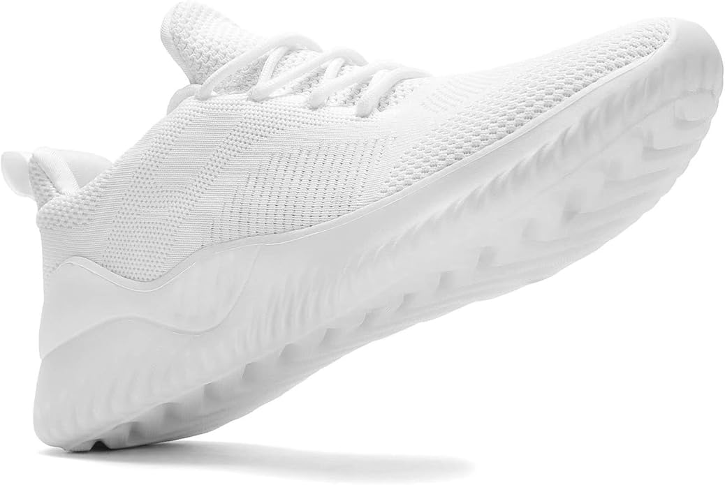 Men's Non Slip Running Shoes Ultra Light Breathable Casual Walking Shoes Fashion Sneakers Mesh Workout Sports Shoes