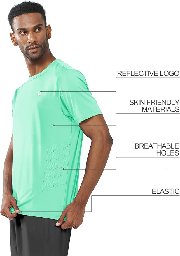 NORTHYARD Breathable 2.0™ Men's Athletic Workout T-Shirt