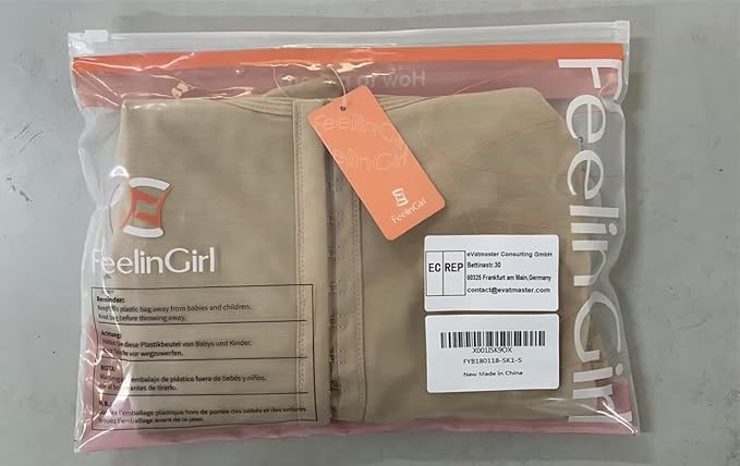 FeelinGirl Waist Trainer for Women Trimmer Belt Waist Cincher Tummy Wrap Plus Size Snatch Me Up Bandage Body Shaper
