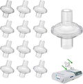 12 Pack Universal Fit in Line Filter for CPAP and BiPAP Machines - Improve Your CPAP Experience with These Filters, for 22mm and 25mm CPAP Tube