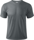 Boladeci Men's Swim Shirt Short Sleeve UPF 50+ Sun Protection SPF UV Moisture Wicking Lightweight Quick Dry Rash Guard